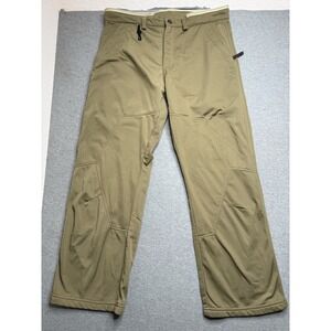 686 Pants Mens 34 Beige Fleece Liners Snow Ski Snowboard Winter